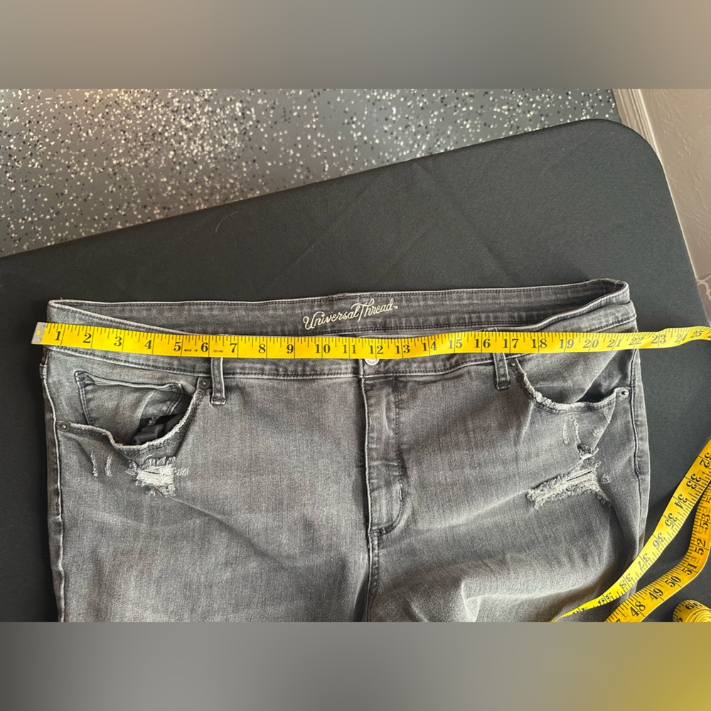 Universal Thread Black Washed Denim - image 7